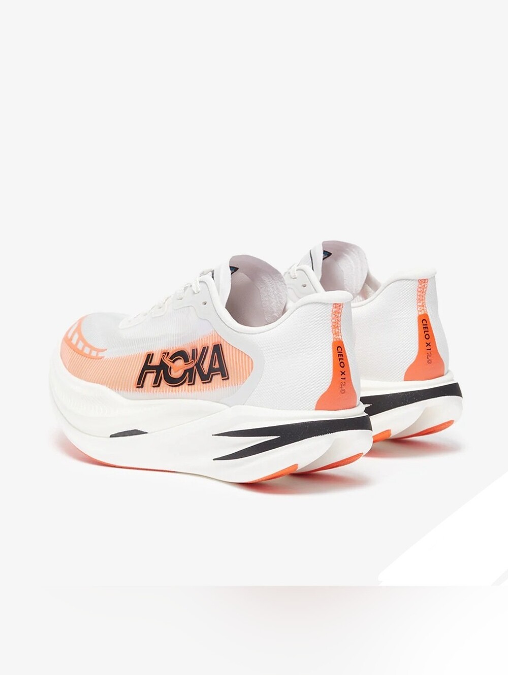 Hoka One One Cielo X1 2.0 Frost Lava Women's Running Shoes Size 7.5 1162053-PLV - Picture 4 of 9